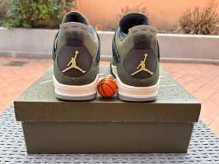 NIKE Air Jordan 4 Craft Olive Taglia 44 NUOVE