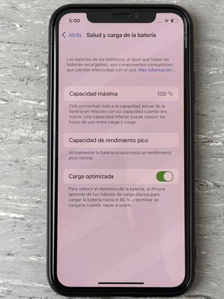 iPhone X color gris