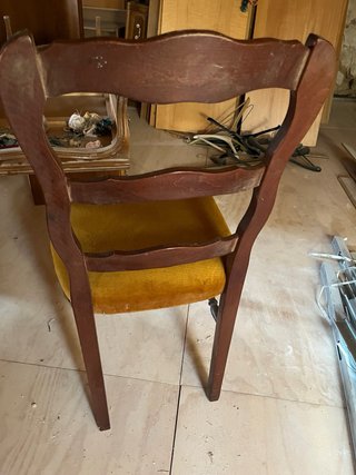 Set di 6 sedie da pranzo antiche