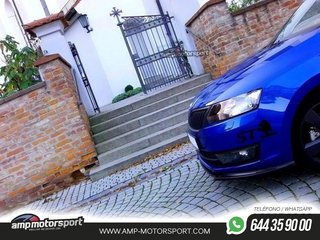 SPOILER / LIP DELANTERO V1 PARA SKODA RAPID 2013-2019