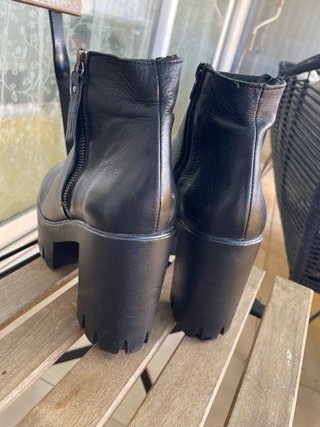 Botines negros plataforma