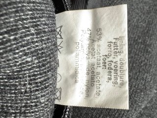 Abrigo Burton Lana Talla 52 Gris