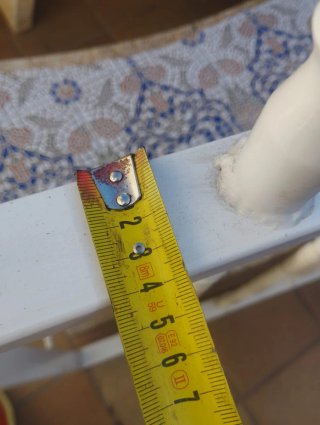 Reja de hierro blanca