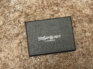 Portacarte Yves Saint Laurent nero oro