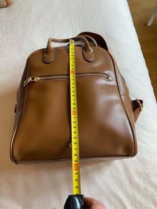 Mochila Parfois Marrón y Dorada