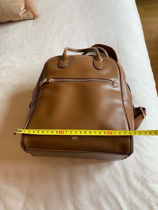 Mochila Parfois Marrón y Dorada