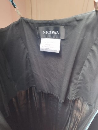 Vestido largo gasa Nicowa estampado