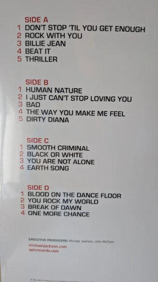 Set 3 Vinilos Michael Jackson Dobles