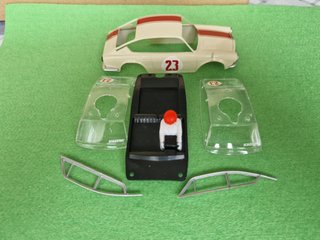 Carrocería Seat 850 Scalextric Despiece