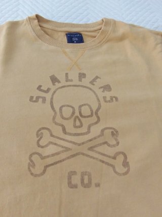 Sudadera Scalpers Amarilla Calavera