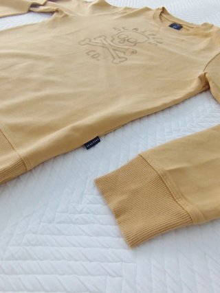 Sudadera Scalpers Amarilla Calavera