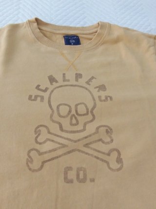 Sudadera Scalpers Amarilla Calavera