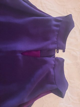 Vestido largo morado fiesta/noche