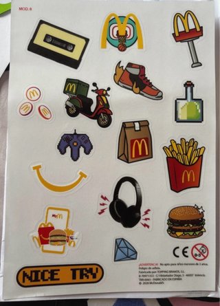 Pegatinas Oficiales McDonald's
