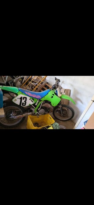 Kawasaki KX250 Motocross Verde