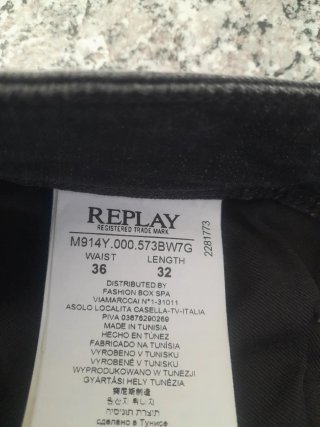 Pantalón vaquero Replay desgastado