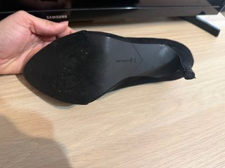 Zapato stiletto negro talla 39