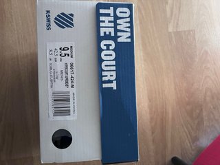 Zapatillas K-Swiss Tenis/Padel Azul/Blanco