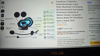 *Intercomunicador Casco Moto Max PRO