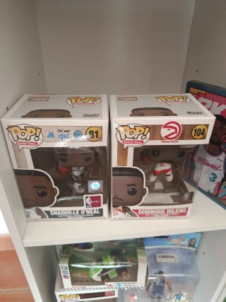 Funko Pop NBA Shaquille O'Neal y Dominique Wilkins