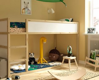 Cama nido madera con barrera