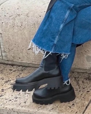 Botas Zara Negras Plataforma