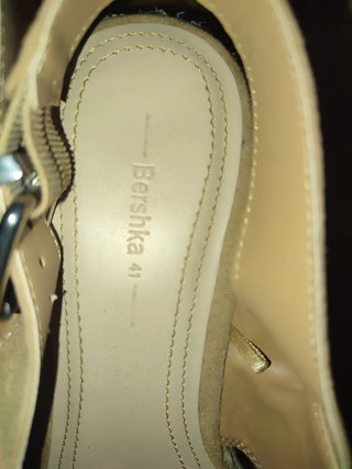 Sandalias Bershka Beige Talla 41