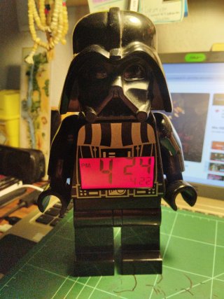 Reloj Despertador Lego Darth Vader