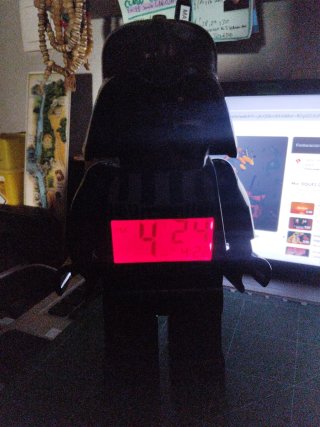 Reloj Despertador Lego Darth Vader