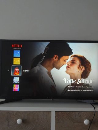 Televisor Smart TV Samsung 32" led, Netflix y apps