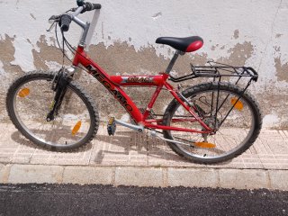 Bicicleta Infantil Megamo Roja