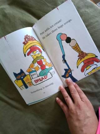 Pete the cat (Big lunch)