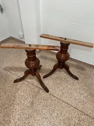 Patas de mesa de madera