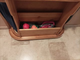 Mueble de entrada de madera
