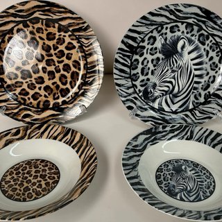 Set piatti Savana Lux 12 pezzi