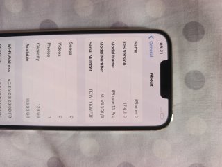 iPhone 13 Pro 96% Batteria