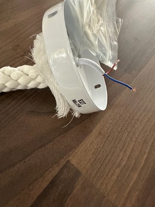 Dos Lámparas  Cuerda Ikea