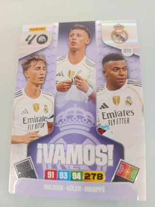 Cromo Panini ¡VAMOS! Real Madrid 2025-2026