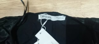 Top Bershka Negro Talla M