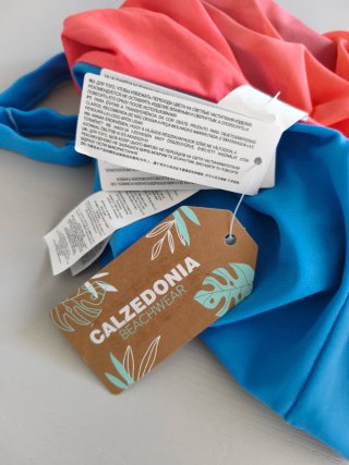 Costume intero Calzedonia S floreale azzurro
