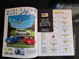 Revista ”AVEC RENAULT” N° 69 (Septiembre 1989)