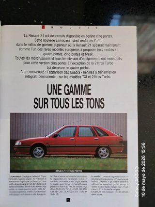 Revista ”AVEC RENAULT” N° 69 (Septiembre 1989)