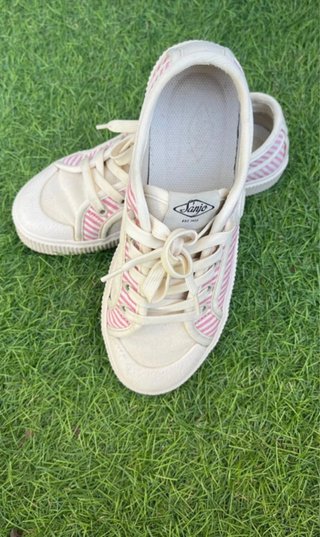 Sapatilhas Sanjo Rosa e Branco Tamanho 36