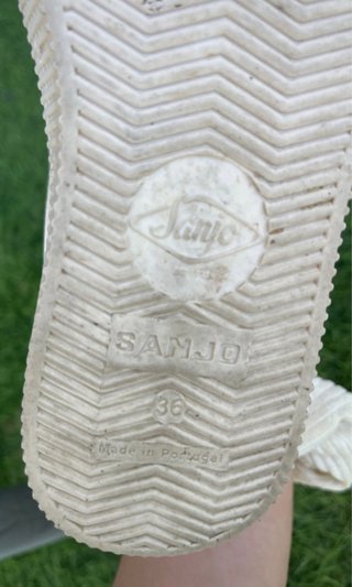 Sapatilhas Sanjo Rosa e Branco Tamanho 36
