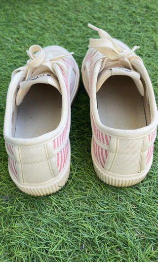 Sapatilhas Sanjo Rosa e Branco Tamanho 36