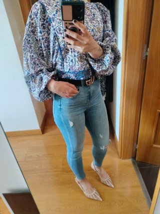 Camisa estampada floral