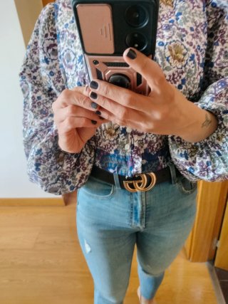 Camisa estampada floral