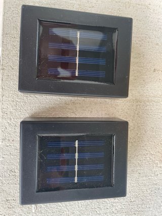 2 Lámparas Solares Pared Luz Cálida
