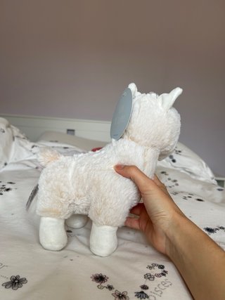 Peluche Alpaca Rosa con Adorno