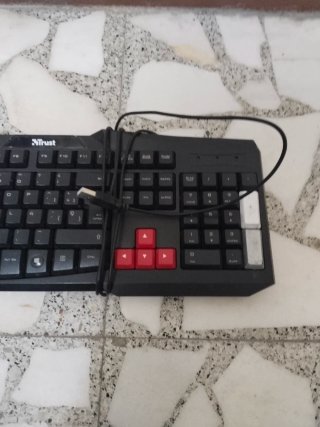 Tastiere Trust USB Nero e Rosso